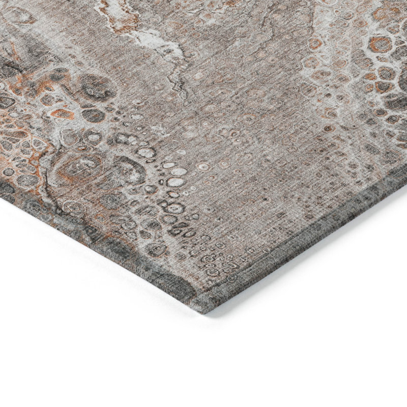 Tapis intérieur / extérieur Fayme, Tapis de couloir 2 pi 3 po x 7 pi 6 po