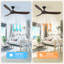 Solid Wood Ceiling Fan with  Remote-1840510697-1840510698