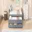 Lit de jour avec couchette et tiroirs, taille simple, gris-439053525-439053524
