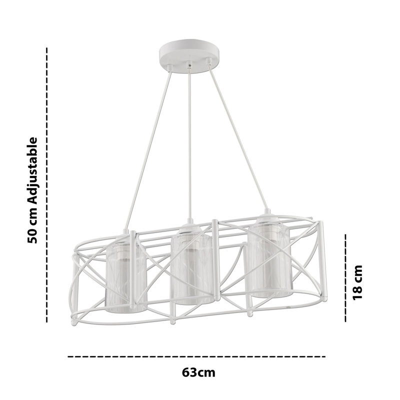 Lustre, Transparent, Blanc