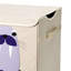 3 Sprouts Collapsible Toy Chest Storage Bin for Kids Playroom, Walrus