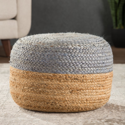 Teele 18" Wide Round Pouf Ottoman