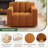 40Inch Boucle Fabric Upholstered Accent Chair-579181469