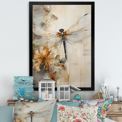 «Dragonfly Delight II», reproduction sur toile