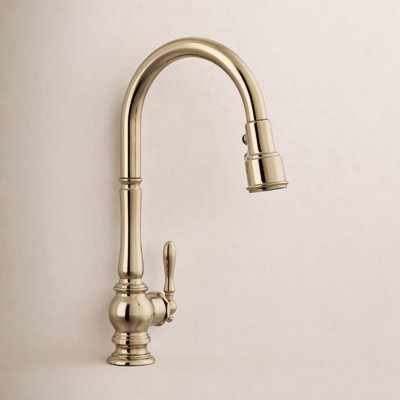 Artifacts Pull Down Single Handle Kitchen Faucet