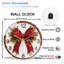 Horloge murale de Noël avec horloge murale 12 po
