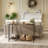 Console Table, 41.7" Industrial Entryway Table With Sh...