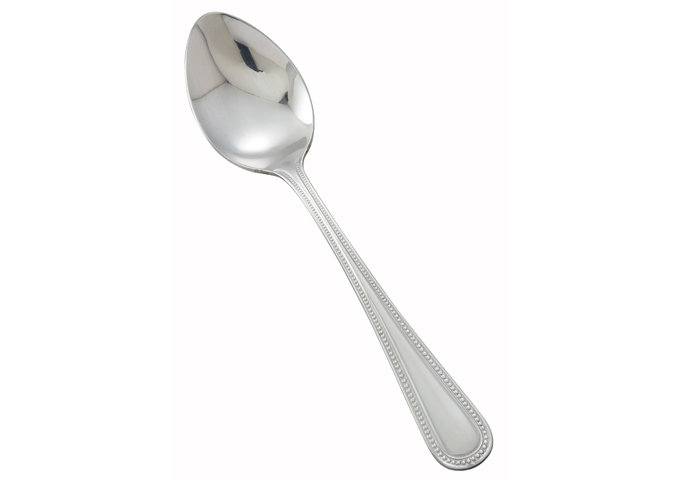 Cuillère à dîner en acier inoxydable Dots, poids lourd, 8,25 po (paquet de 12)