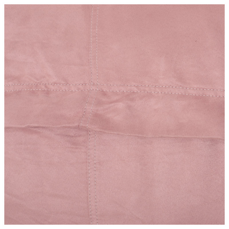  Fauteuil à billes cylindrique en microfibre rose de 8 pieds Aruba pour grand espace, moelleux et confortable, Rose