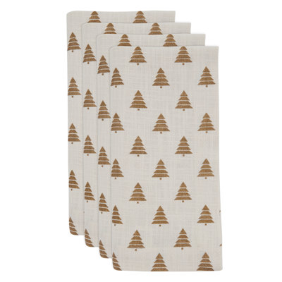 Ensemble de serviettes en coton 4 pièces Arabinda
