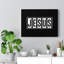 Jesus White Bars - Wrapped Canvas Print-971031725