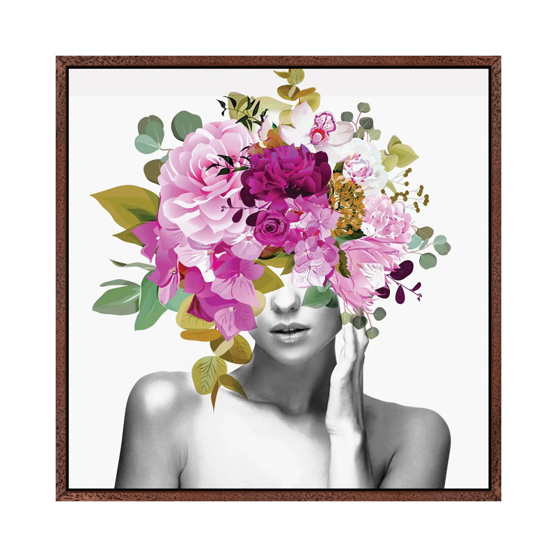 Linked In Time I by Irena Orlov - Floater Frame Print on Canvas, Classic Wood Framed