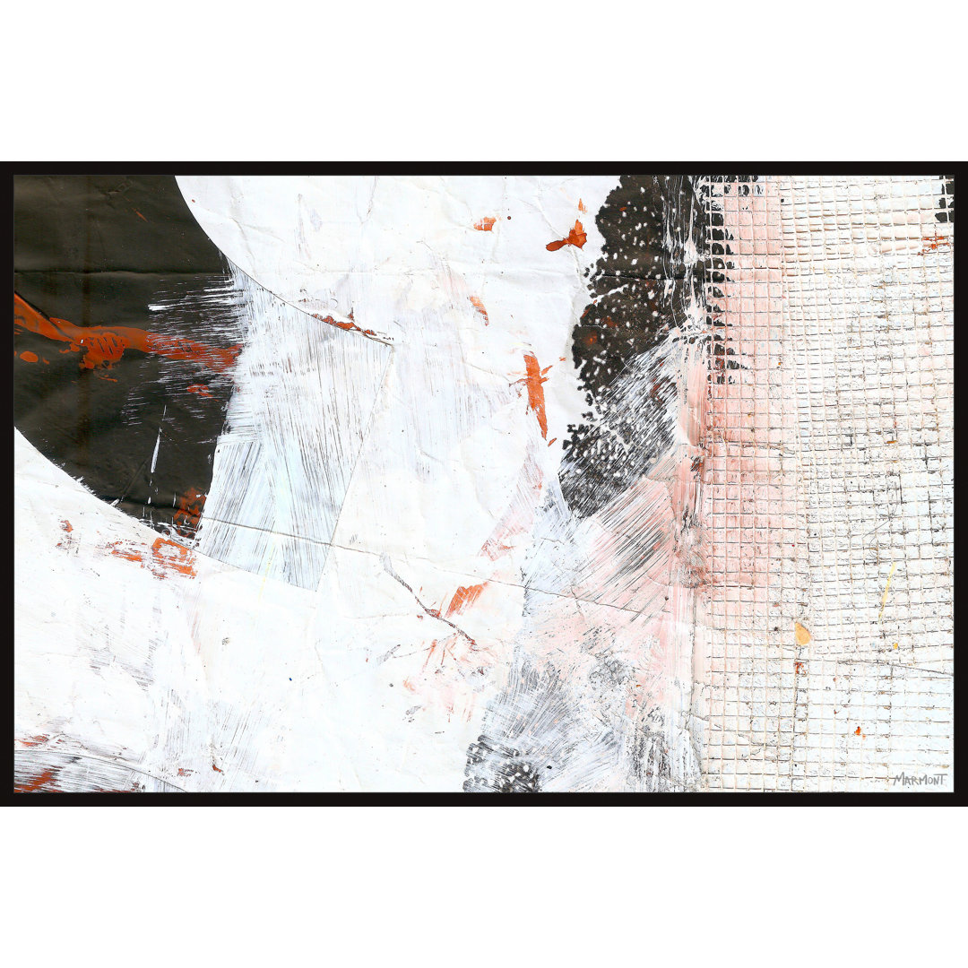 "Broken Levee" Floater Framed Painting Print On Canvas