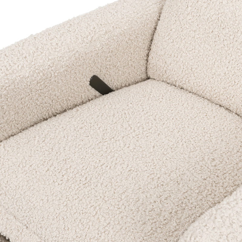 Cali Flange Recliner and Swivel Glider, Tan