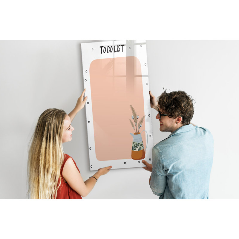 To Do List Magnetic Wall Mounted Dry Erase Board