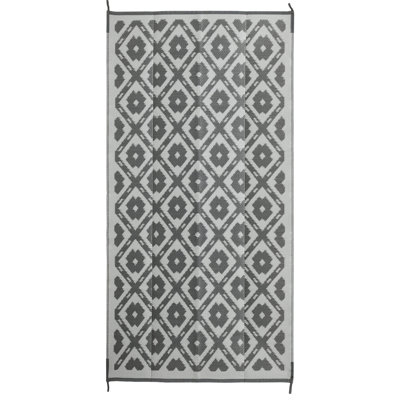 Tapis d'intérieur / extérieur noir Performance