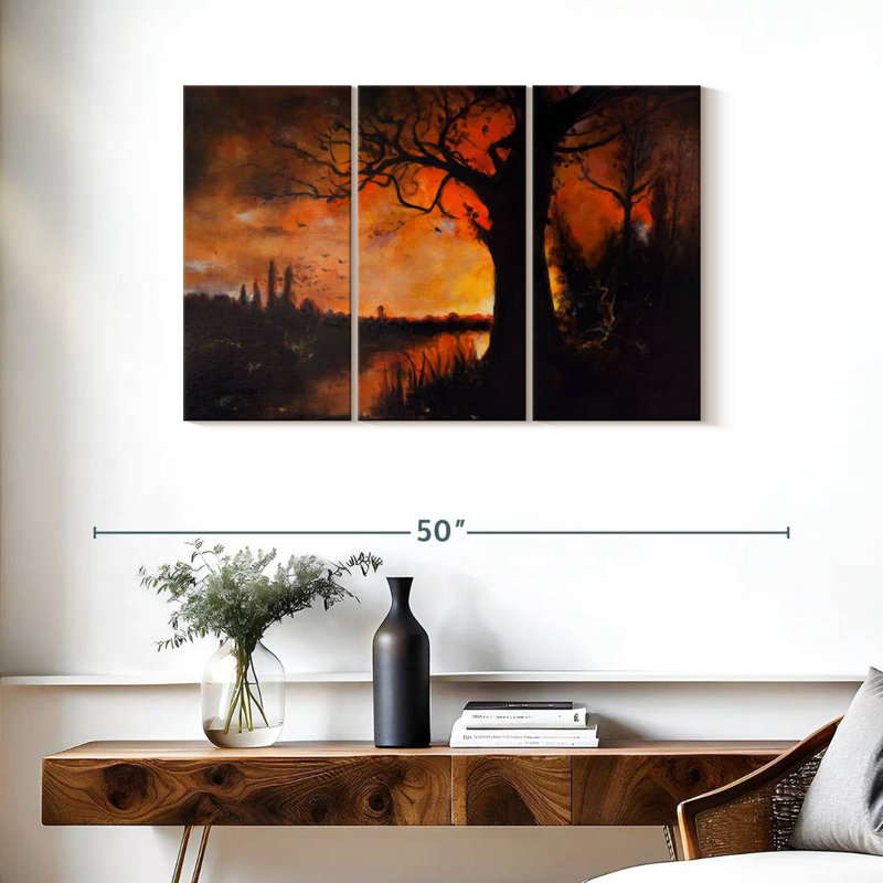 Alvord Halloween Landscape, 24" H x 38" W