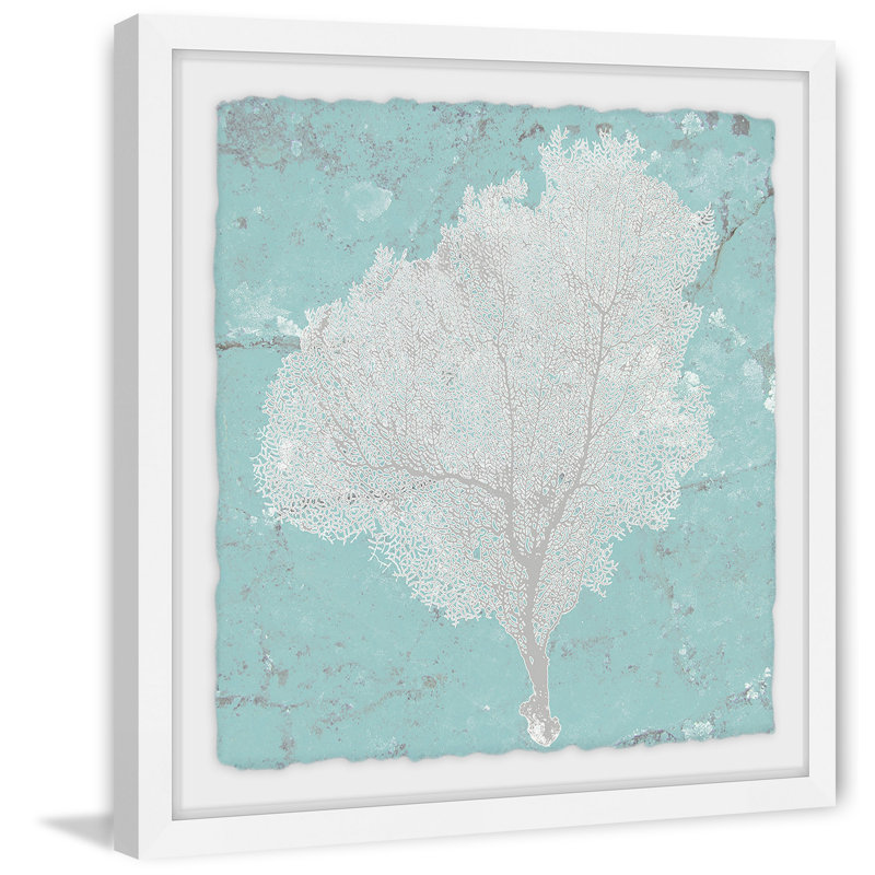 Graphic Sea Fan VII - reproduction de cadre photo, H 12 po x l 12 po x P 1,5 po