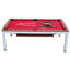 Playcraft Glacier 7' Pool Table with Dining Top and Steel Legs