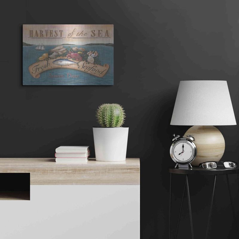 Art mural en métal Beachcrest Home ™ par Pam Britton, H 16 po x l 24 po