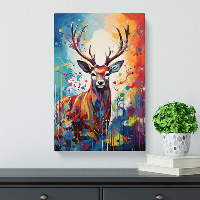 Deer Expressionism - Print