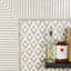 Monroe Corner Asian Statuary And Wooden Beige 8X8 Marble Mosaic Tile
