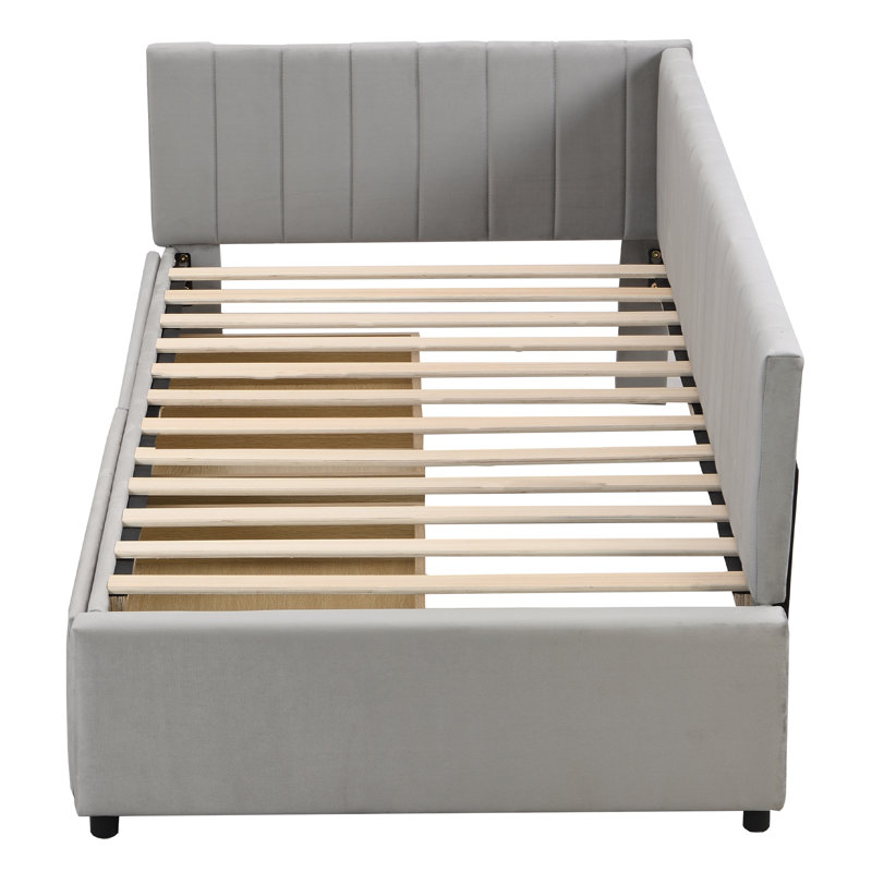 Aliyannah Upholstered Daybed, Grey