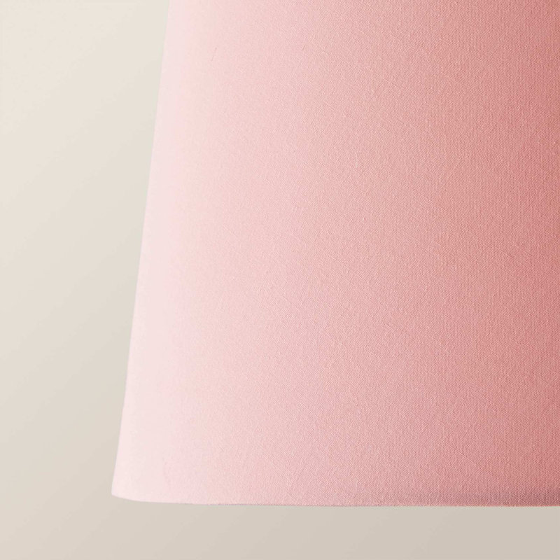Syaira Cone Cotton Lamp Shade ( Slip-On ), 20cm H x 36cm W x 36cm D, Pink