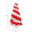 Arbre de Noël artificiel 6 pi avec 300 lumières DEL et 900 branches flexibles, arbre de Noël en forme de canne de bonbon, arbres de Noël créatifs, décorations de Noël