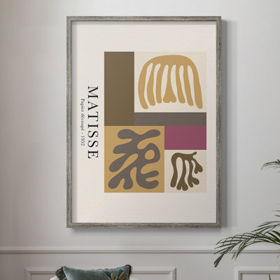Matisse CCXL III, reproduction encadrée - bois massif