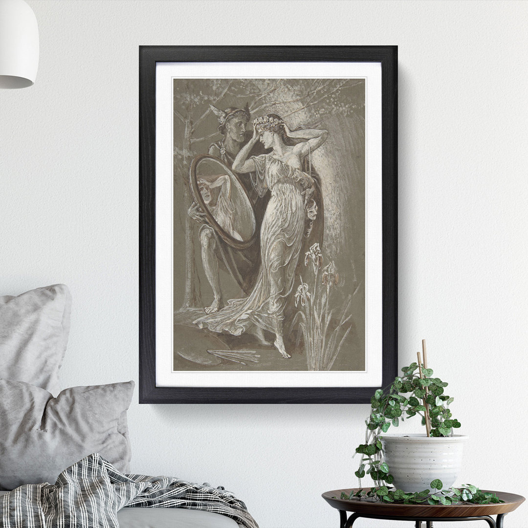 The Mirror of Venus by Walter Crane - Picture Frame Painting