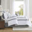 Ensemble d'édredon brodé 8 pièces blanc très grand-119922346-119922347