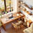 L-Shaped Solid Wood Solid Wood Writing Desk-1499380165