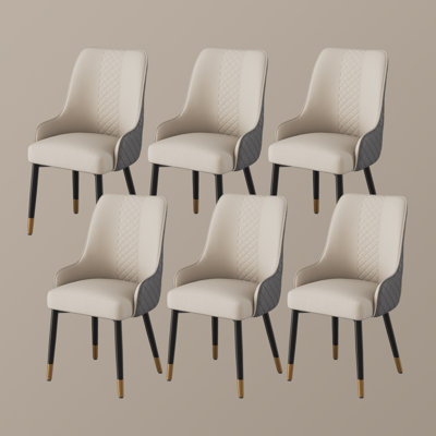  Chaise rembourrée en similicuir