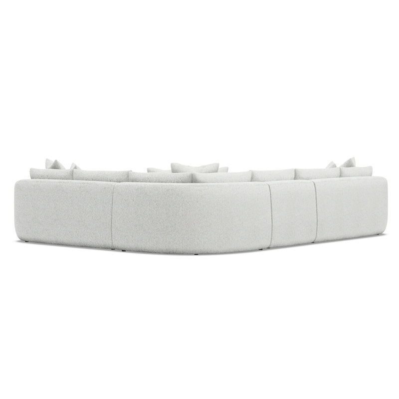 Jules Fabric 4 Pc Sectional, 1000-002