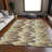 Shanata Washable Abstract Indoor / Outdoor Rug-1595256202