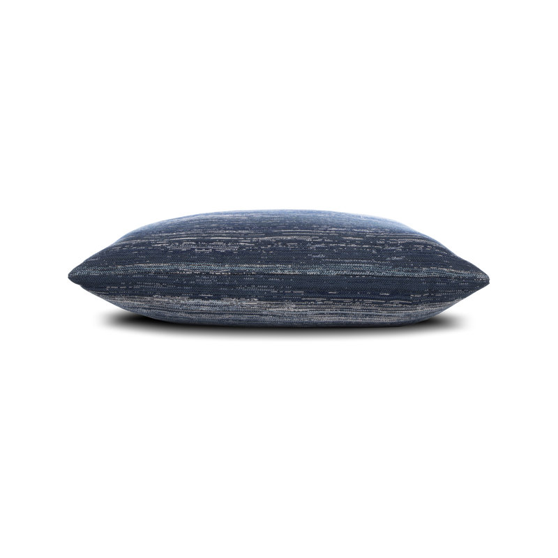 Textured Throw Square Outdoor Pillow Cover & Insert by Elaine Smith, Grigio, 20"H x 20"W