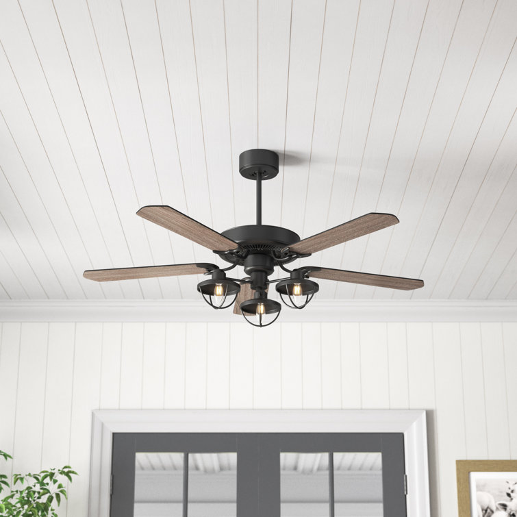 Laurel Foundry Modern Farmhouse Talty 52'' Ceiling Fan with Light Kit ...