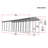 Galvanized Steel Rv Carport, 14X51X14-48451740