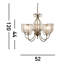 Waddington 5 - Light Shaded Chandelier-14596911