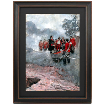 The Burial Of Braddock By Howard Pyle