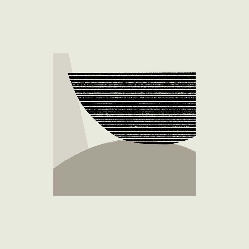 Formes éclatées II, H 12 po x l 12 po x P 1,25 po