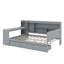 Lit de jour en bois avec tiroirs, ports USB et bureau-264375162-264375161