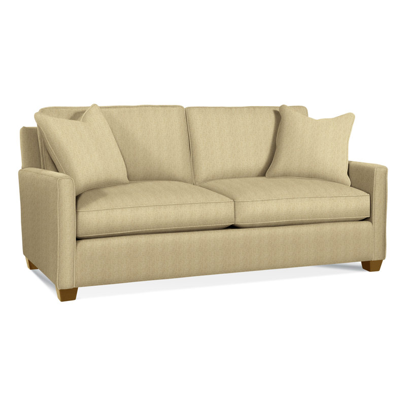 Nicklaus Upholstered 77'' Sofa, Havana, Air Dream Mattress, Beige Sugar Performance; 0863-93