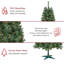 Arbre de Noël artificiel vert 6 pi Sentiments