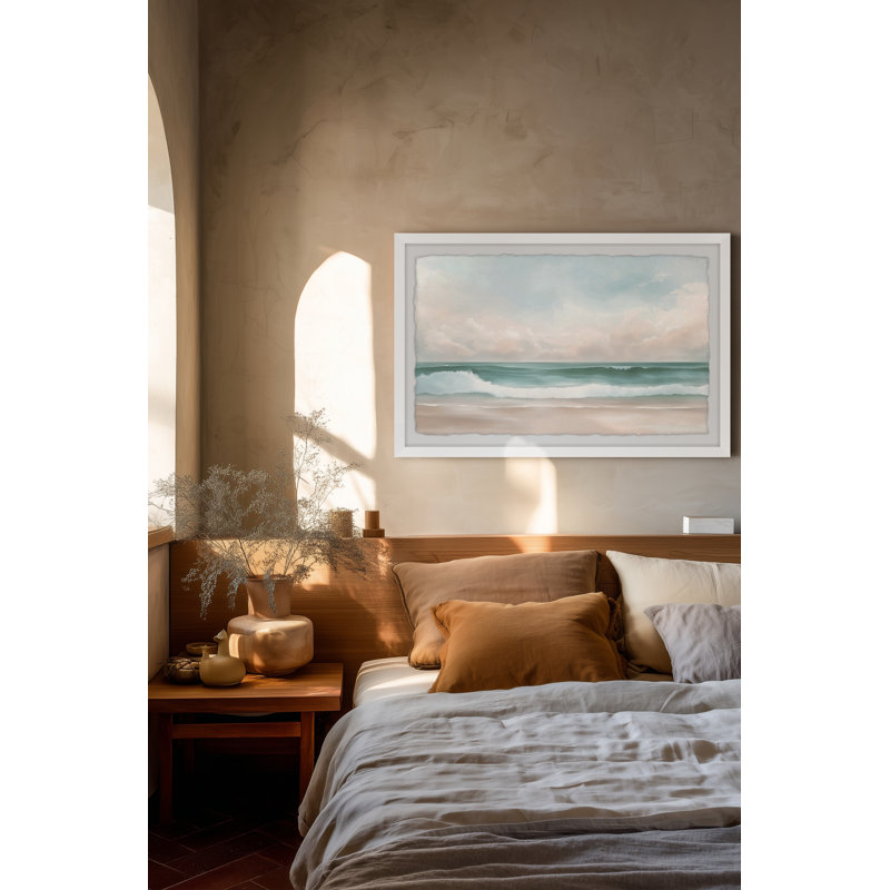 «Coastal Calm», reproduction encadrée, H 8 po x l 12 po