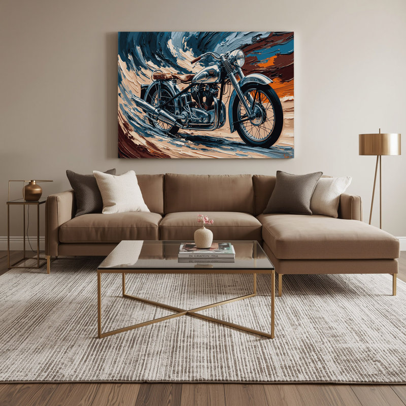 Art sur toile mauve transport, H 11 po x l 14 po