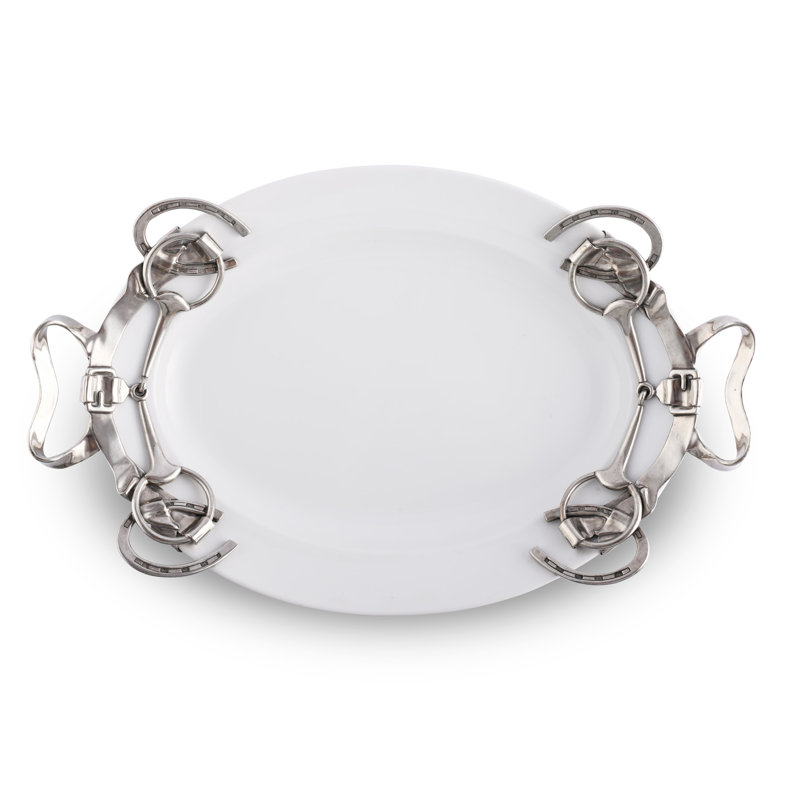 Equestrian Ceramic Decorative Tray