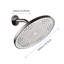 Pomme de douche Modern Luxury - High Rain, laiton, installation en 1 minute, sans outil, assemblage en 1 minute, extraordinaire