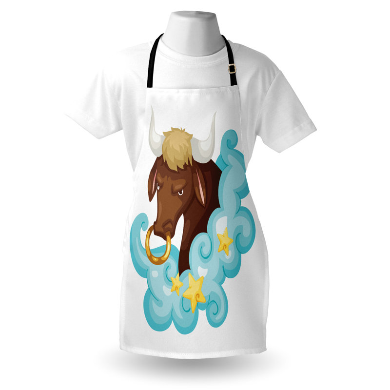 Multicolore tablier préparation et saveur Zodiac Taurus